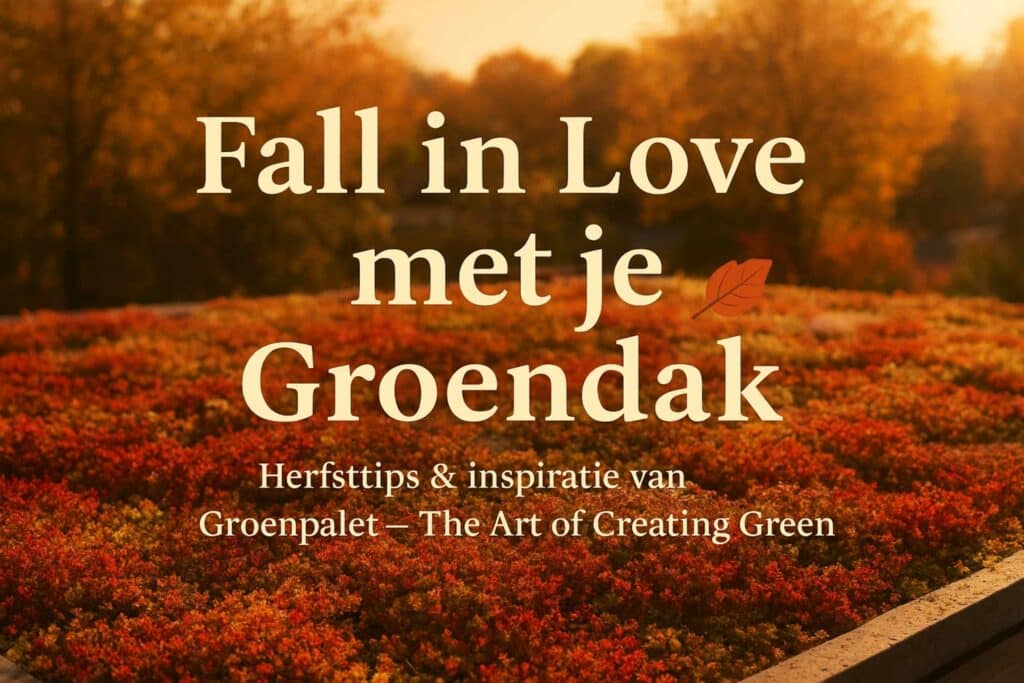 Fall in Love met je Groendak – Herfsttips van Groenpalet