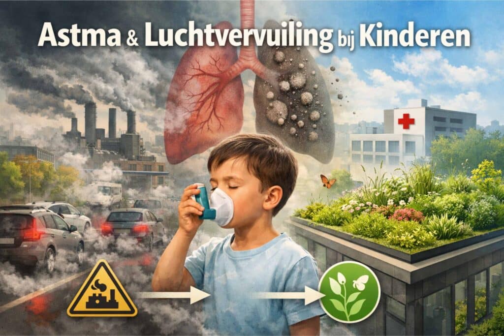 Astma luchtvervuiling kinderen