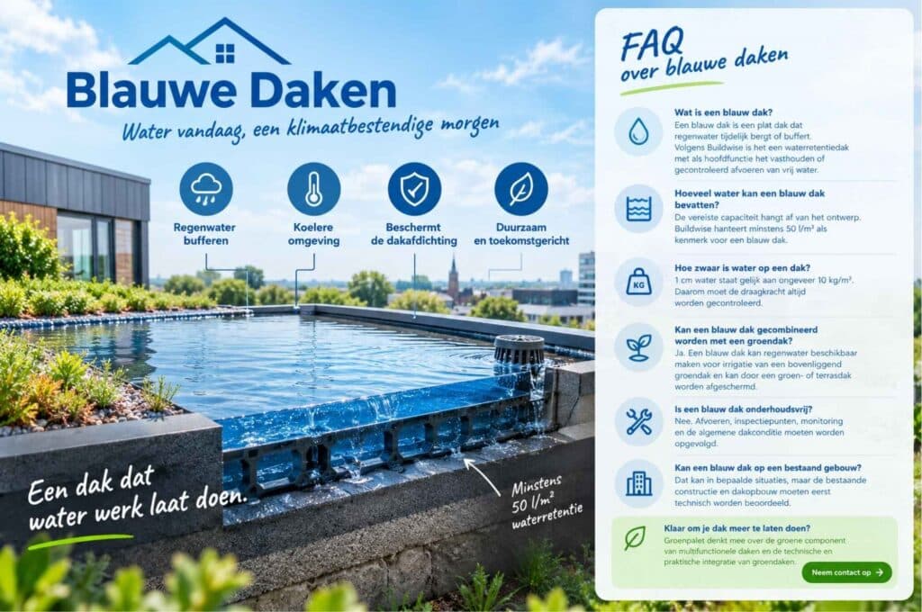 Groenpalet Blauwe Daken