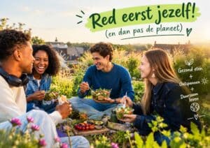 Zelfzorg en duurzaamheid: Red eerst jezelf. Gezond eten en genieten op jouw groendak